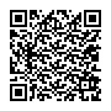 Codice QR per il numero di telefono +12012929956