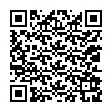 QR-код для номера телефона +12012929958