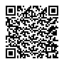 Código QR para número de teléfono +12012929959