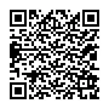 QR код за телефонен номер +12012929961