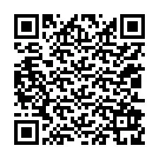 QR kód a telefonszámhoz +12012929964