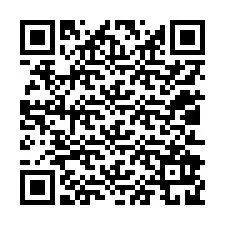 QR kód a telefonszámhoz +12012929968