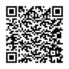 QR-koodi puhelinnumerolle +12012929974