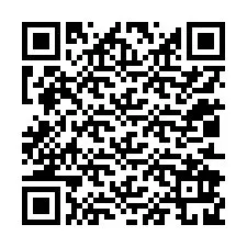 QR код за телефонен номер +12012929984