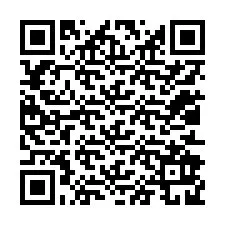 QR код за телефонен номер +12012929989