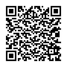 QR-код для номера телефона +12012929990