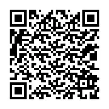 Código QR para número de telefone +12012929991