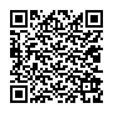 QR kód a telefonszámhoz +12012929992