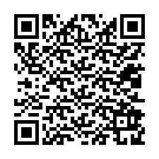 QR-код для номера телефона +12012929993