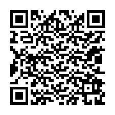 Código QR para número de teléfono +12012929995