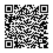 Código QR para número de teléfono +12013008336