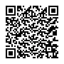 Código QR para número de teléfono +12013065501