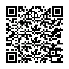 QR код за телефонен номер +12013300909