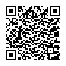 Código QR para número de teléfono +12013303544