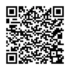 Código QR para número de teléfono +12013342761