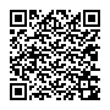 QR kód a telefonszámhoz +12013342762