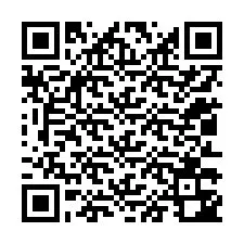 Código QR para número de teléfono +12013342764