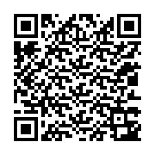 QR код за телефонен номер +12013343454