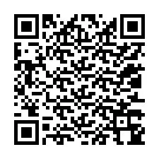 QR-koodi puhelinnumerolle +12013344988