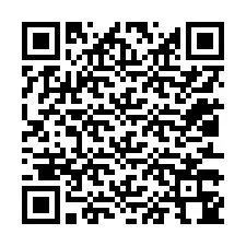 Kode QR untuk nomor Telepon +12013344989