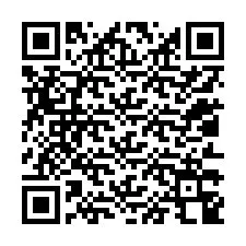 Código QR para número de teléfono +12013348648