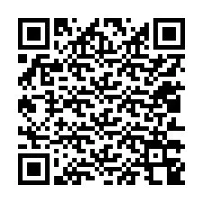 Código QR para número de teléfono +12013348656