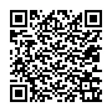 Código QR para número de teléfono +12013361707