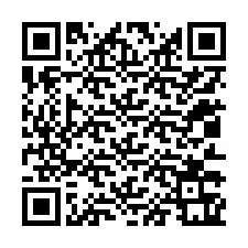 Código QR para número de teléfono +12013361710