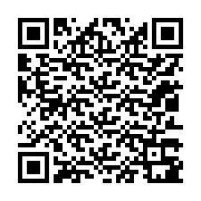 Código QR para número de teléfono +12013381855