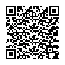 Código QR para número de teléfono +12013394474