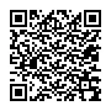 Código QR para número de teléfono +12013394587