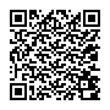 QR kód a telefonszámhoz +12013400788