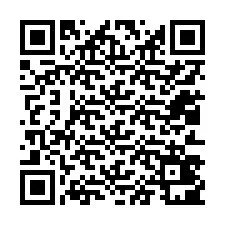 QR-koodi puhelinnumerolle +12013401617