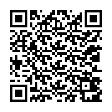 Código QR para número de teléfono +12013401628