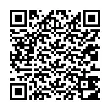 QR-koodi puhelinnumerolle +12013402812