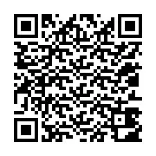 Kode QR untuk nomor Telepon +12013402818