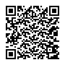 Código QR para número de teléfono +12013403335