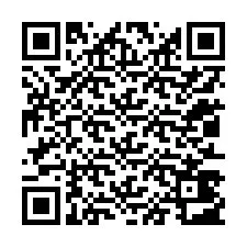 QR Code สำหรับหมายเลขโทรศัพท์ +12013403994