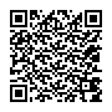 QR код за телефонен номер +12013404079