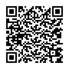 Código QR para número de teléfono +12013404082