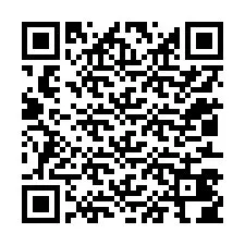 QR kód a telefonszámhoz +12013404084