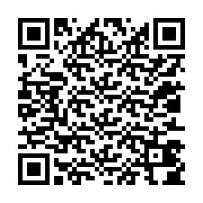 Código QR para número de teléfono +12013404088