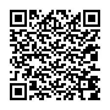 QR-koodi puhelinnumerolle +12013404180