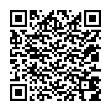 QR-code voor telefoonnummer +12013404181