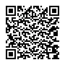 Código QR para número de teléfono +12013404190