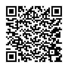 QR kód a telefonszámhoz +12013404778