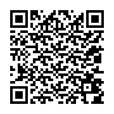 QR код за телефонен номер +12013404784