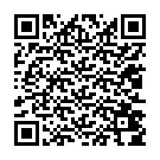 QR kód a telefonszámhoz +12013404792