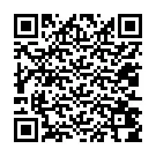 Código QR para número de teléfono +12013404793