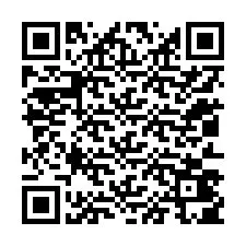 Código QR para número de teléfono +12013405314